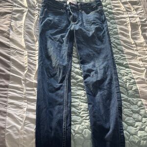 Abercrombie kids blue Jean leggings